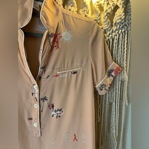 Light pink J.Crew short sleeve button up dress
